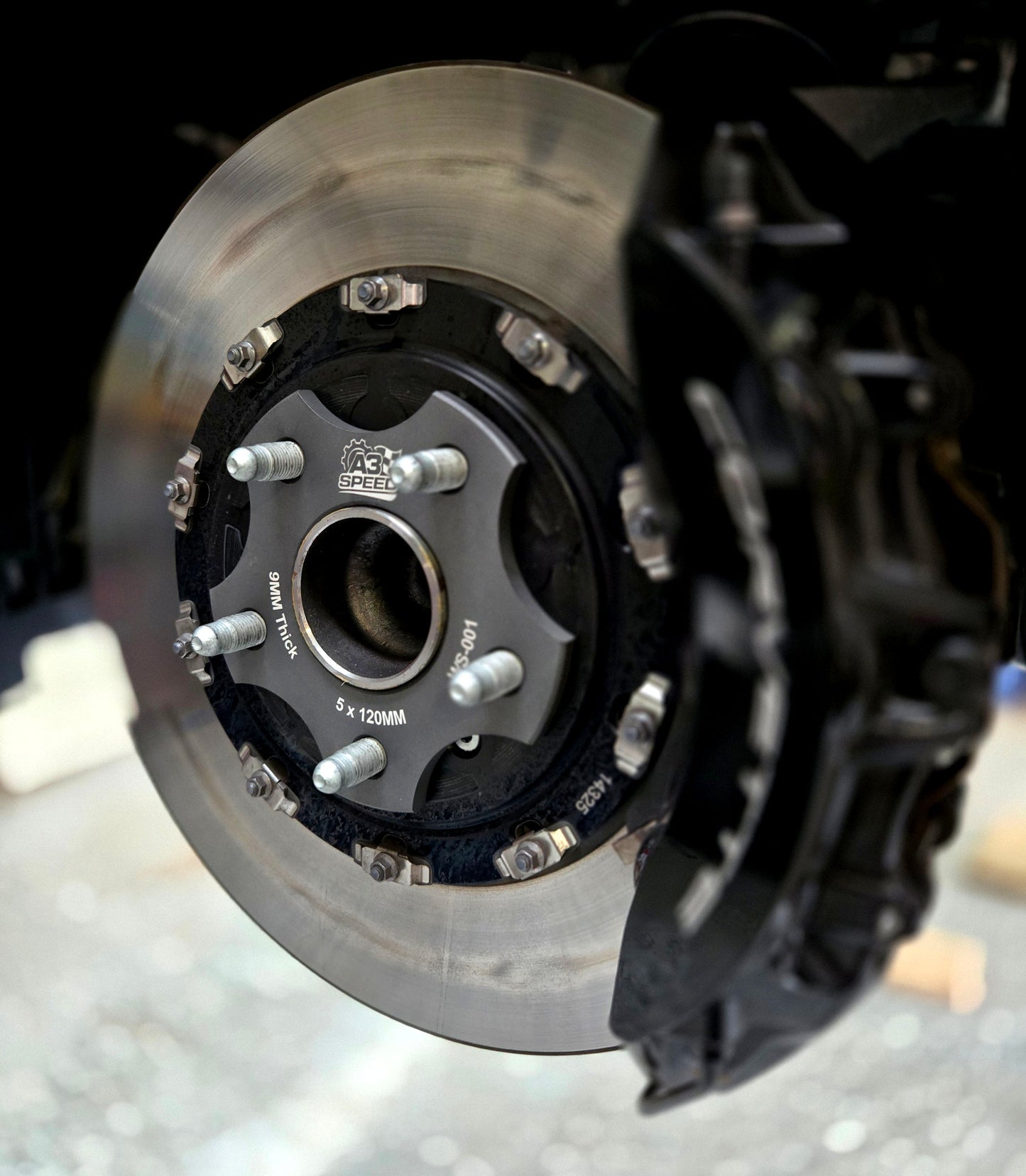 9MM FRONT WHEEL SPACER KIT for C8 Z06