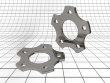 9MM FRONT WHEEL SPACER KIT for C8 Z06