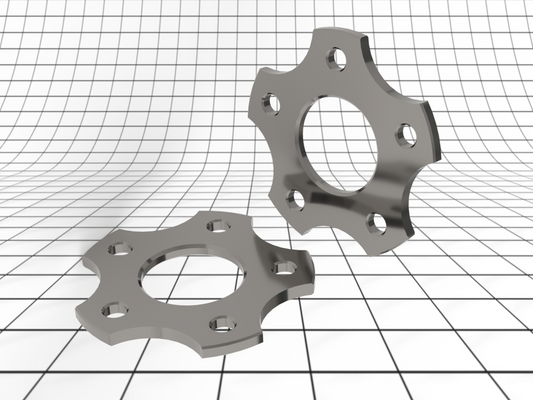 9MM FRONT WHEEL SPACER KIT for C8 Z06